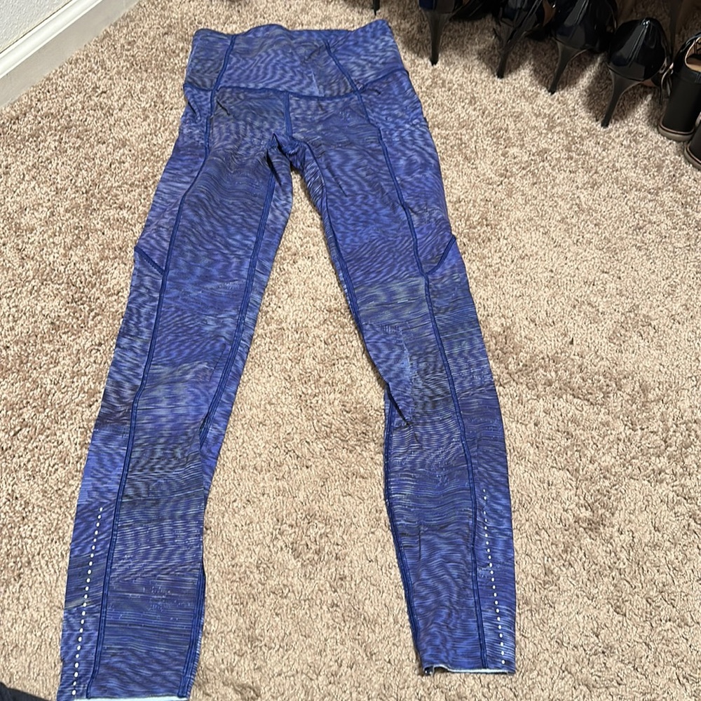 Purple Lululemon leggings. Size 4.